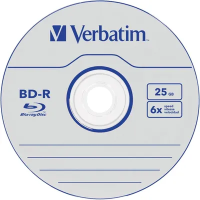 Zdjęcie produktu dla Płyta Blu-ray DATALIFE Verbatim 43840 BD-R 25GB 6x