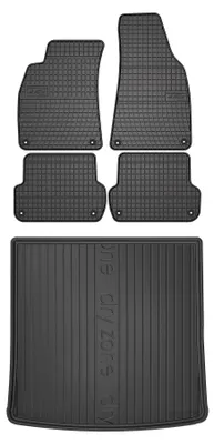 Immagine prodotto di Tappetini gomma SolidPRO + baule DryZone per Audi A4 B6 2001-2004 5 pezzi