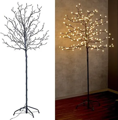 Image de Arbre lumineux 150 cm avec 200 bourgeons à LED - Secteur