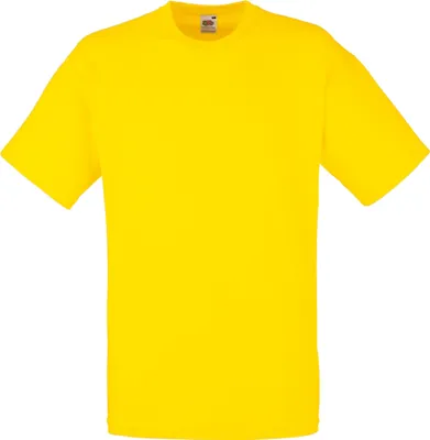Produktbild von Fruit Of The Loom Herren Kurzarm T-Shirt BC330 (M) (Gelb)