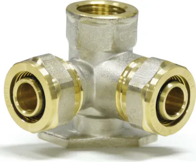 Produktbild von Pipetec Schraubfitting-Wandwinkel 90° 16 x 2 mm : 90° 16 x 2 mm Größe: 90° 16 x 2 mm