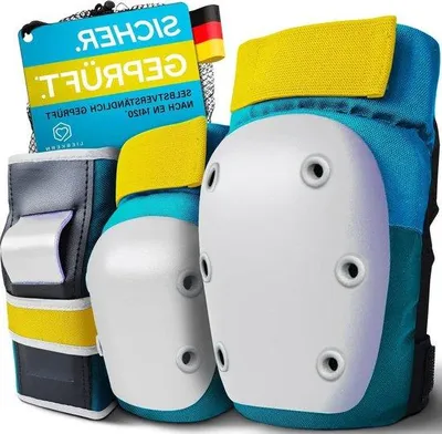 Produktbild von Famanu Schutzausrüstung für Erwachsene und Kinder - Inliner, Skateboards, Scooter