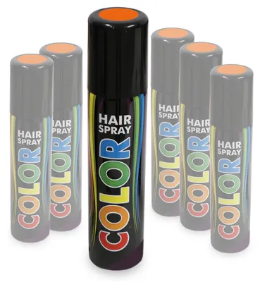 Produktbild von Hairspray Color in verschiedenen Farben buntes Haarspray Haarschmuck farbig (Orange)