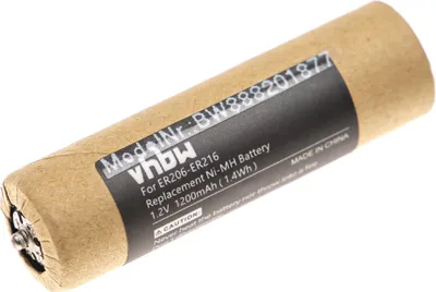 Produktbild von vhbw Akku Ersatz für Panasonic WER2061L2508, WER213L2504 für Rasierer Haarschneider (1200mAh, 1,2V, NiMH)