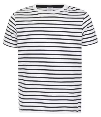 Produktbild von SF Minni - T-Shirt für Kinder LT3638 (128) (Weiß/Marineblau)