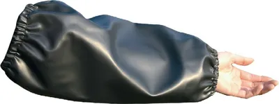 Produktbild von Schutzärmel aus robustem PVC mit elastischem Oberarm und Saum, 412 g/m²