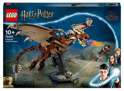 Zdjęcie produktu dla LEGO Harry Potter Smok rogogon węgierski, Zestaw do budowania, 10 lat(a), Plastik, 671 szt., 740 g