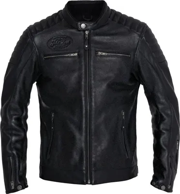 Produktbild von John Doe Dexter Motorrad Lederjacke, schwarz, 5XL