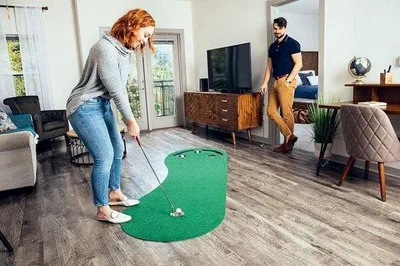 Image de Balle d'entraînement de golf pour trois personnes, verte