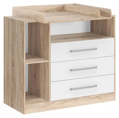 Obrázok produktu pre Prebaľovací pult Vicco Olina Sonoma/biely 110 x 93 cm, Model 62885