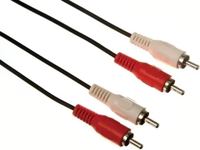 Image de Câble Audio Rca Stéréo Perel Connexion Audio Rca 2x2, 10 Mètres - Perel