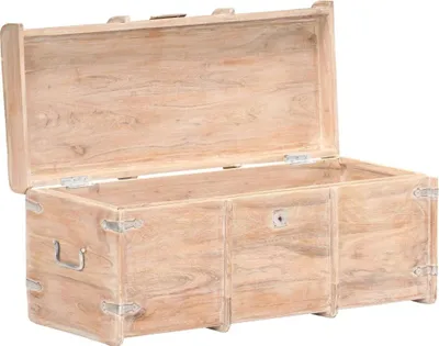 Produktbild von vidaXL Holztruhe 90x40x40 cm Akazie Massivholz