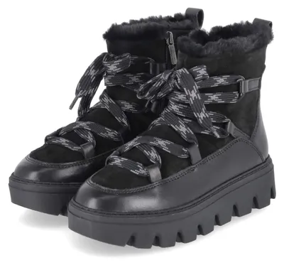 Zdjęcie produktu dla Buty zimowe damskie Tamaris, kolor: czarny, materiał: skóra, rozmiar: 42