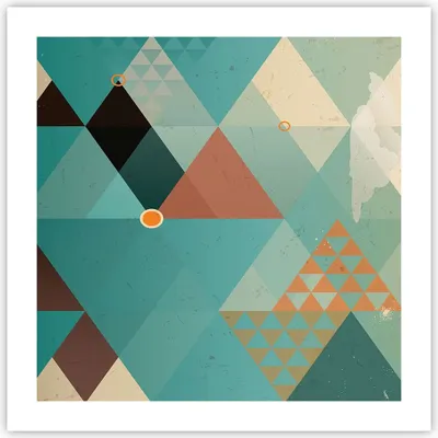 Produktbild von Poster - Poster ohne Rahmen - Abstraktion modern - 50x50 cm - Wand Bild - Wanddeko - Wandbilder - Kunstposter - Wandposter - Bilder - Kunstdruck - Wanddekoration - Wandbild - P2XAC50x50-3571