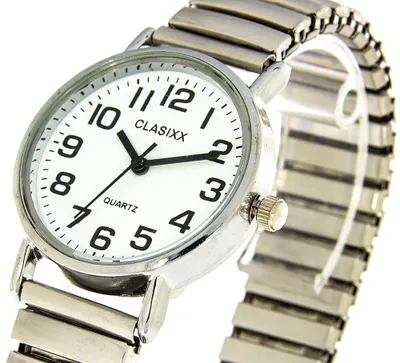 Produktbild von Damenuhr Clasixx mit Zugband Farbe silber 31mm