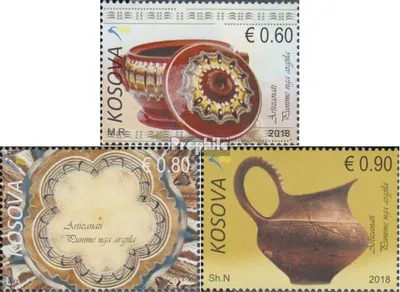 Produktbild von Briefmarken Kosovo 2018 Mi 429-431 (kompl.Ausg.) postfrisch Keramiken