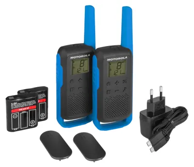 Produktbild von Motorola TALKABOUT T62, Professioneller Mobilfunk (PMR), 16 Kanäle, 12500 MHz, 8000 m, LCD, Mikro-USB