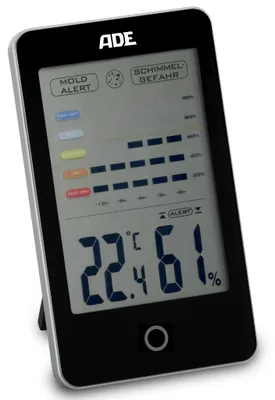 Productafbeelding van Digitaal Hygrometer voor binnen met Schimmelalarm | Vochtigheidsmeter met Thermometer