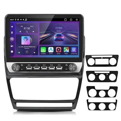 Image de 10.1" Android13 Autoradio 2+64G CarPlay Pour Skoda Octavia II 1Z3 1Z5 2004-2013 androia auto GPS Navi WIFI BT DAB+ SWC