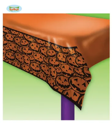 Produktbild von Halloween Tischtuch Kürbis, 274 x 137 cm