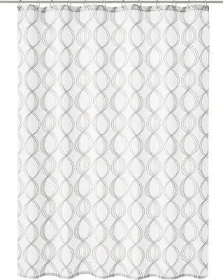 Produktbild von Kleine Wolke Duschvorhang Textil CLASSY Weiß 120 x 200 cm