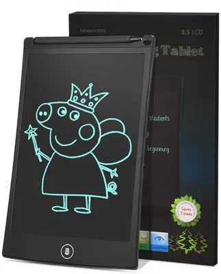 Produktbild von LCD Schreibtafel,8,5'' - Handschrift Notizblock/Zeichnung Boards für Kinder- Schwarz