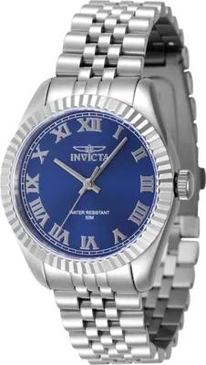Produktbild von Invicta Specialty 47411 Damenarmbanduhr - Quartz Bewegung - Edelstahl mit blauem Zifferblatt - 36 mm