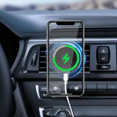 Produktbild von 15W Auto Wireless Charger Handyhalterung Ladegerät Für iPhone 14 13 12 Pro Max