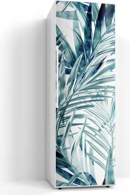 Produktbild von DEQORI Magnetmatte Kühlschrank beschreibbar 60x180 cm 'Palmenflüstern' Magnetfolie