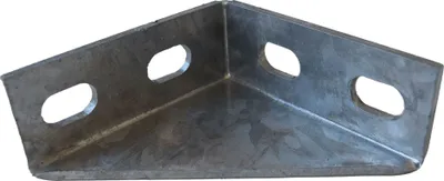 Produktbild von 2 Stück - Winkelkonsole 100x100x4mm feuerverz. : 100 x 100 mm feuerverzinkt Größe: 100 x 100 mm feuerverzinkt