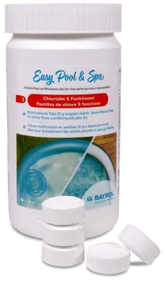 Produktbild von BAYROL Easy Pool & Spa Chlortabs 5 Funktionen 1,0 kg