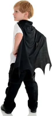 Produktbild von Schwarzer Vampirumhang für Kids
