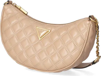 Produktbild von Guess Damen Schultertasche GIULLY Beige Kunstleder-