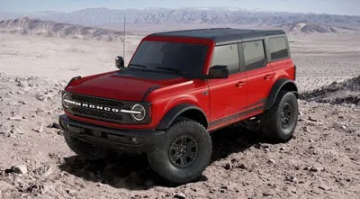 Produktbild von GT Spirit 1:18 Ford Bronco 4-door wildtrack - red