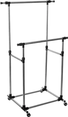 Produktbild von 5 five simply smart - Doppelter edelstahl-kleiderständer "venus"