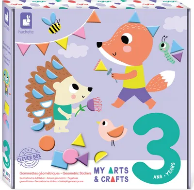 Produktbild von Janod Bastelset geometrische Sticker - kreatives Spielzeug ab 3 Jahren
