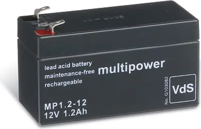 Image de Powery batterie au plomb (multipower) MP1,2-12 Vds