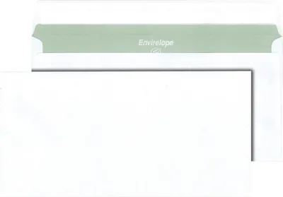 Immagine prodotto di MAILmedia 30044420 MAILmedia Briefumschläge Envirelope® DIN lang ohne Fenster recycling-weiß haftklebend 500 St.