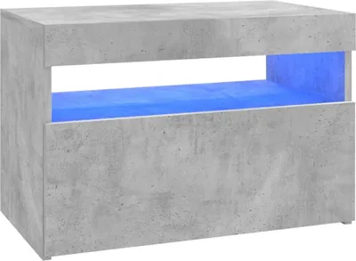 Obrázek produktu pro vidaXL TV skříňka s LED světly Betonová šedá 60x35x40 cm