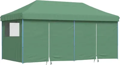 Obrázek produktu pro vidaXL Skládací pop-up párty stan se 4 bočními panely Zelený
