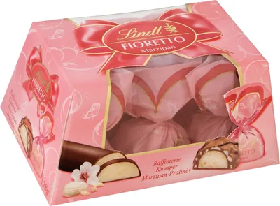 Produktbild von Lindt Fioretto Präsent Schoko Pralinen mit leckerem Marzipan 138g