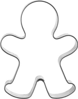 Obrázek produktu pro Orion | Vykrajovátko na sušenky - Cookie man - 6,5 cm - Nerezová ocel - Vhodné do myčky - Vykrajovátko na sušenky