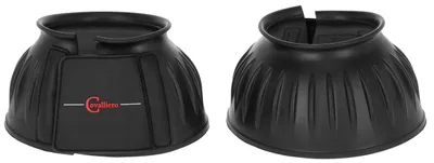 Produktbild von Covalliero Hufglocken Gummi, Hufschutz, paarweise, schwarz, XFull, mit Klettverschluss