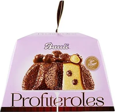 Produktbild von Bauli Torta Profiteroles mit Schokoladencreme und Windbeutel mit Zitronencreme 750g