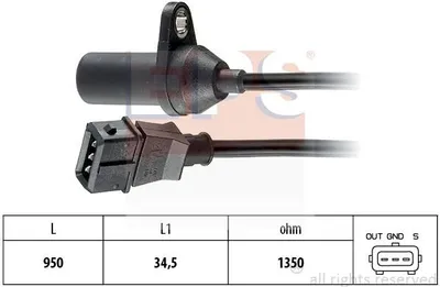 Produktbild von EPS 1.953.175 Kurbelwellensensor Impulsgeber für FIAT Seicento / 600 Schrägheck (187)