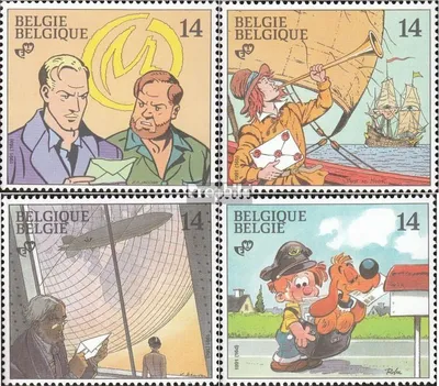 Produktbild von Briefmarken Belgien 1991 Mi 2480-2483 (kompl.Ausg.) postfrisch Comics