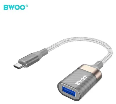 Zdjęcie produktu dla Bwoo Bz69 Adapter Usb-C - Usb Szary