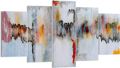 Produktbild von Bild auf Leinwand - Leinwandbild - Abstraktion modern - 160x85cm - Wand Bild - Wanddeko - Leinwanddruck - Bilder - Kunstdruck - Wanddekoration - Leinwand bilder - Wandkunst - EA160x85-3676