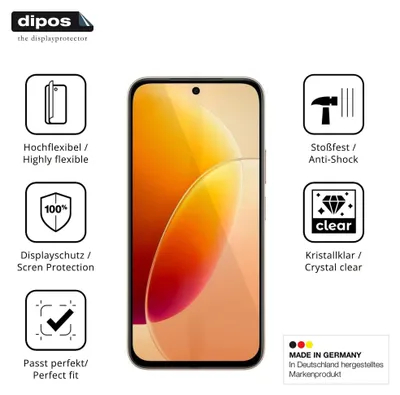 Image de 2x Film de protection d'écran pour Vivo Y500s, recouvre 100% de l'écran, dipos Flex