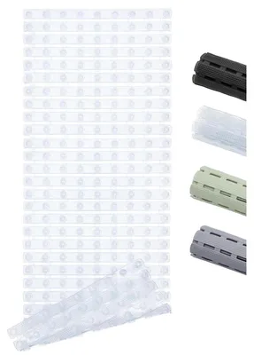 Zdjęcie produktu dla Antypoślizgowa mata do wanny, 100x40 cm, przezroczysta, odporna na pleśń, z przyssawkami